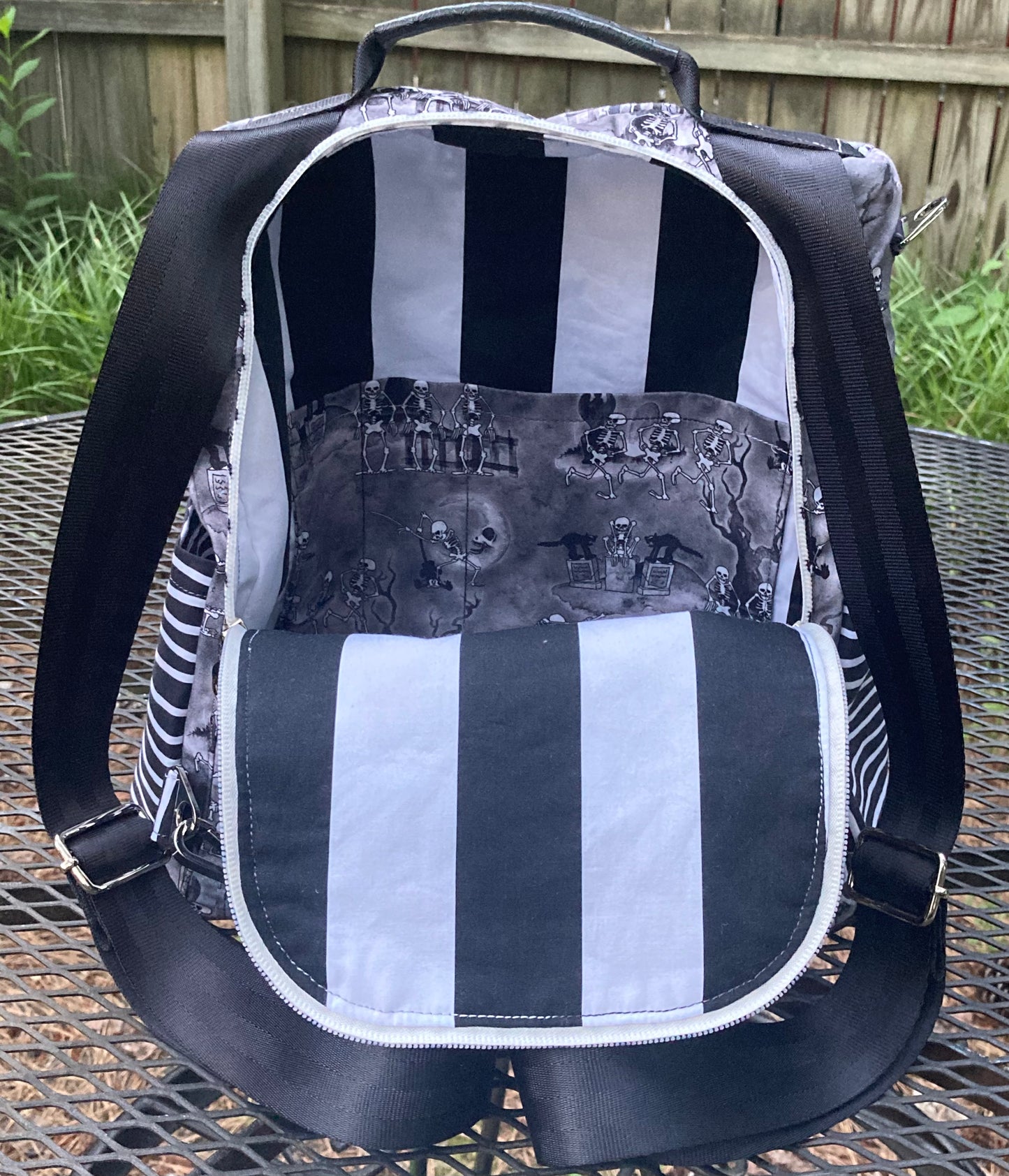 Skeleton Anti-Theft Backpack Purse