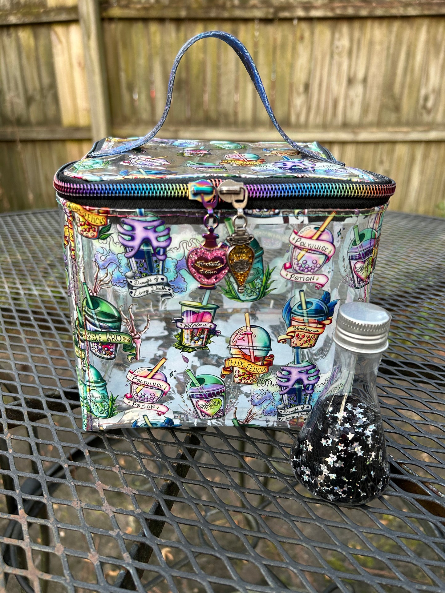 Custom Clear Cube Tote Bag/ Cooler