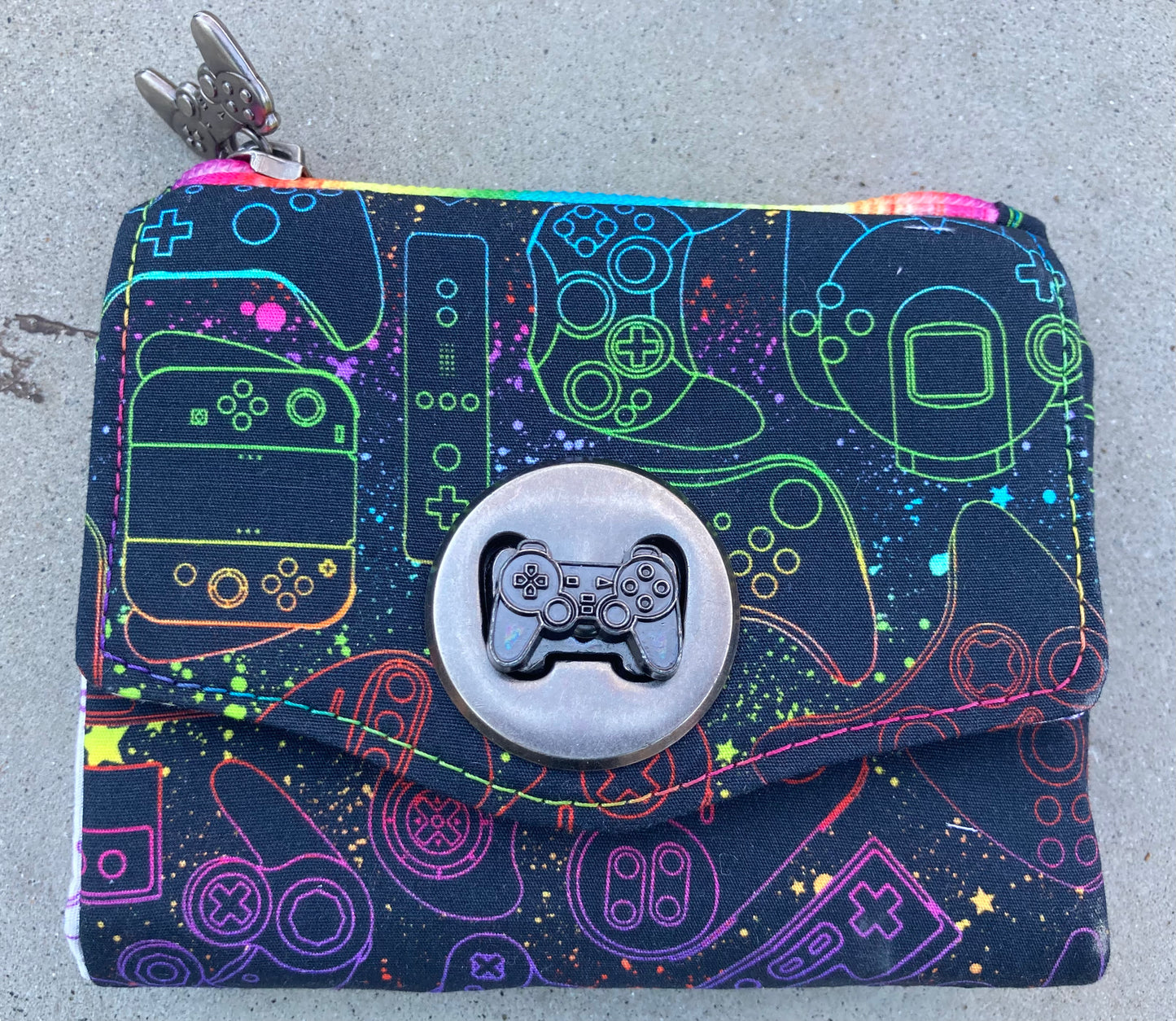 Gamer Mini Folding Clutch Wallet