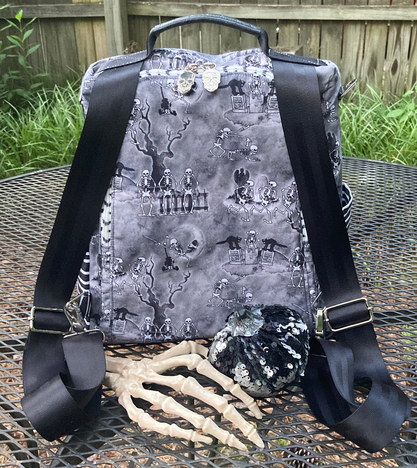 Skeleton Anti-Theft Backpack Purse