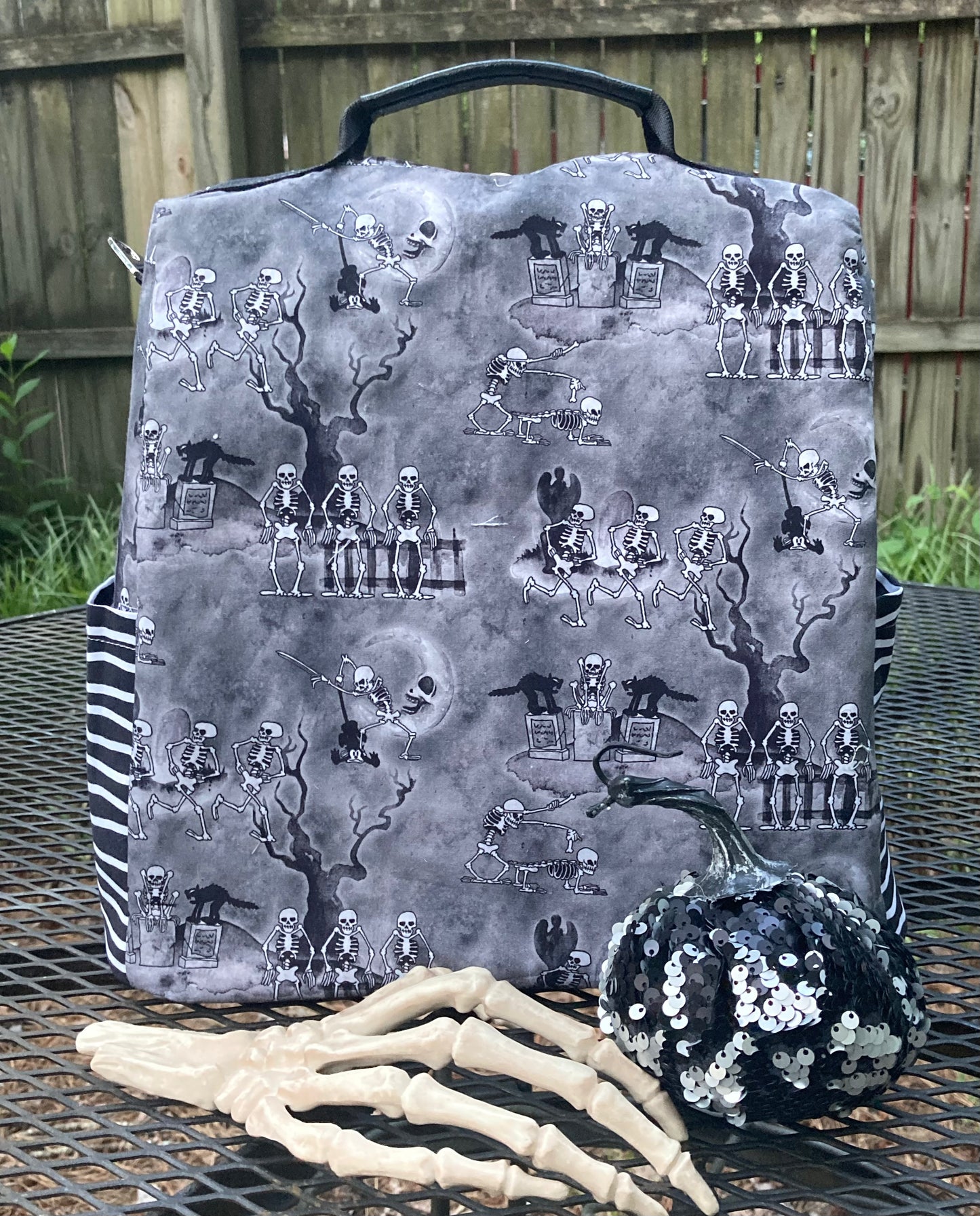 Skeleton Anti-Theft Backpack Purse