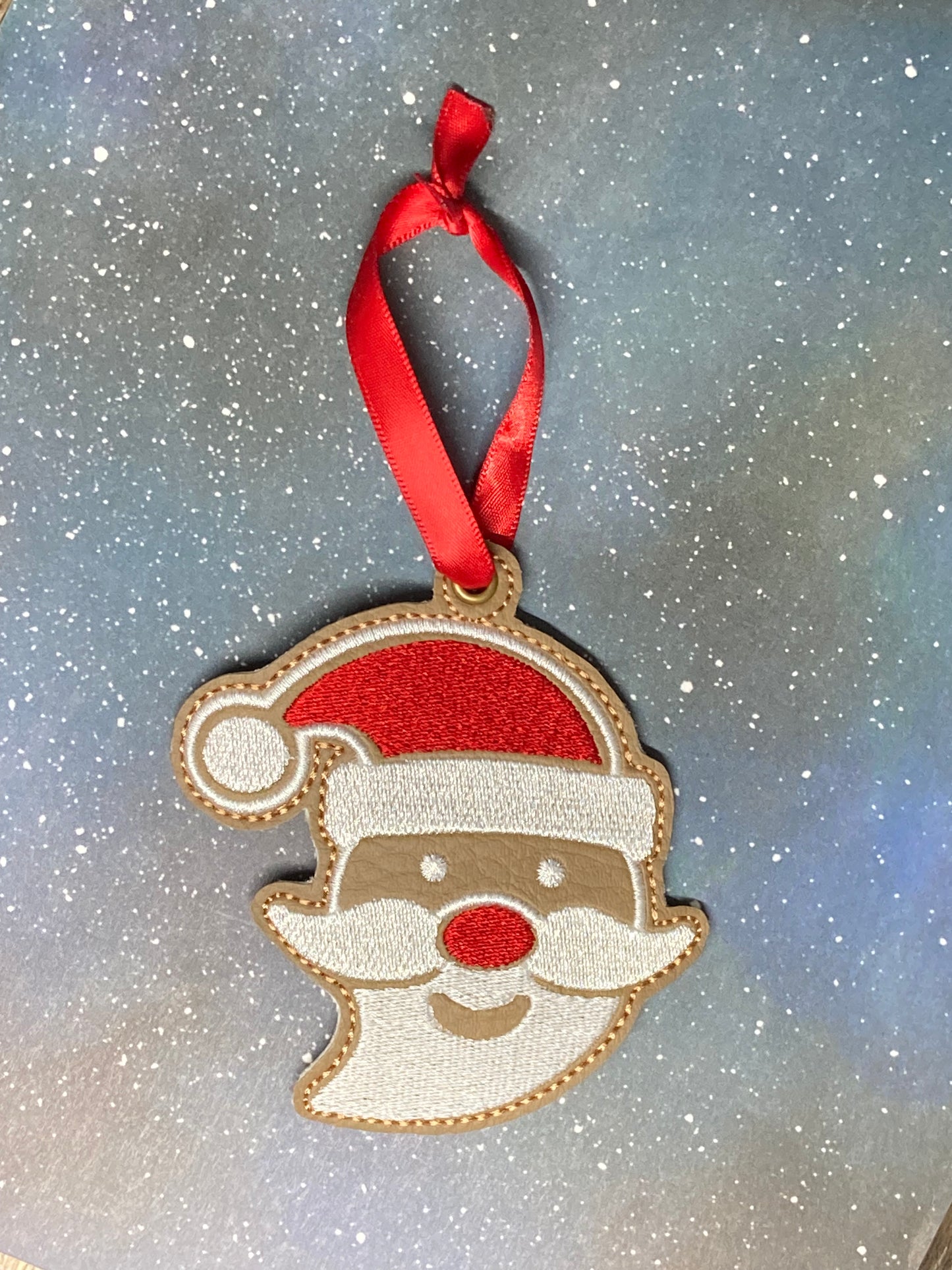 Embroidered Gingerbread Ornaments