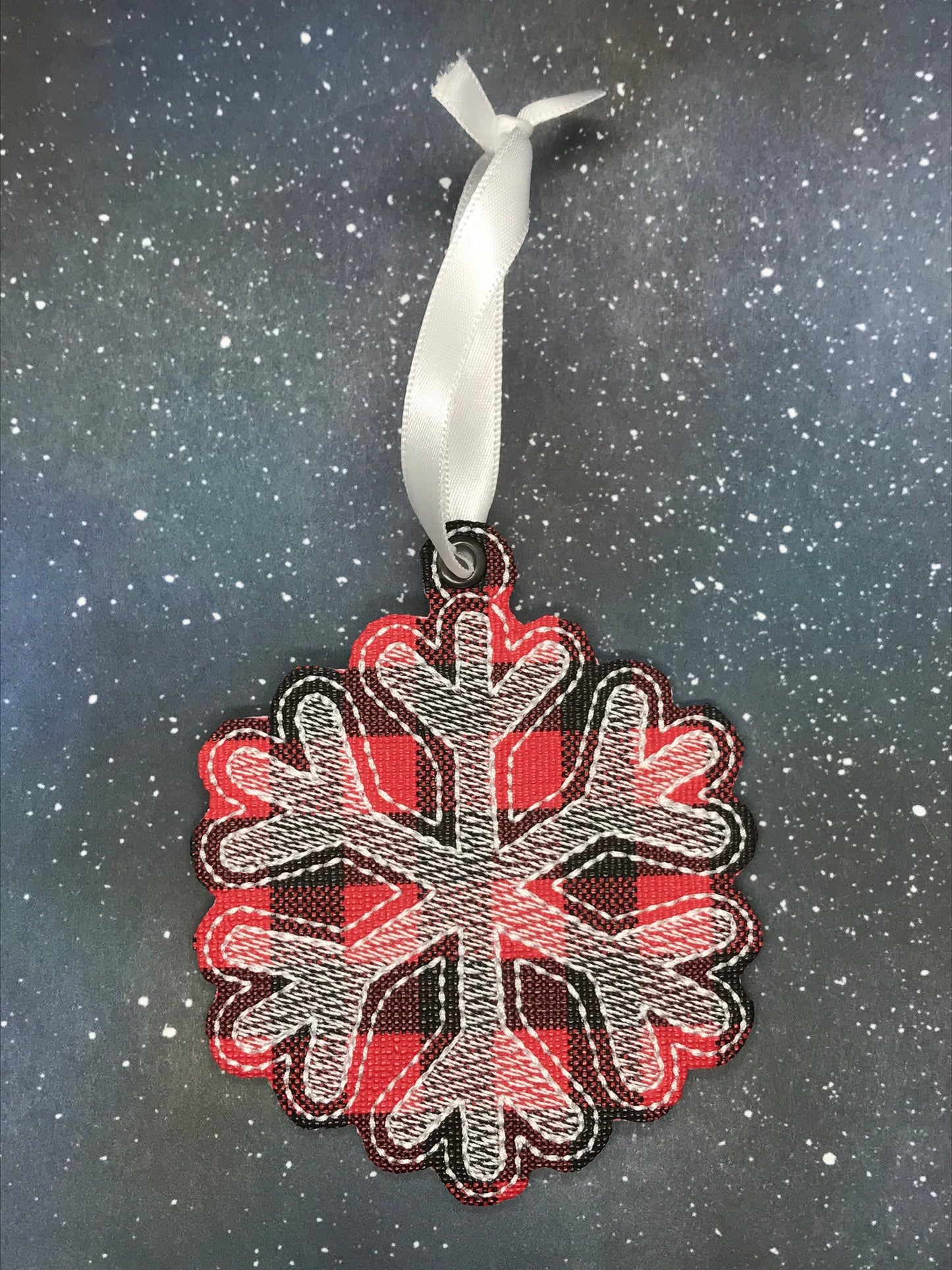 Buffalo Plaid Christmas Ornaments