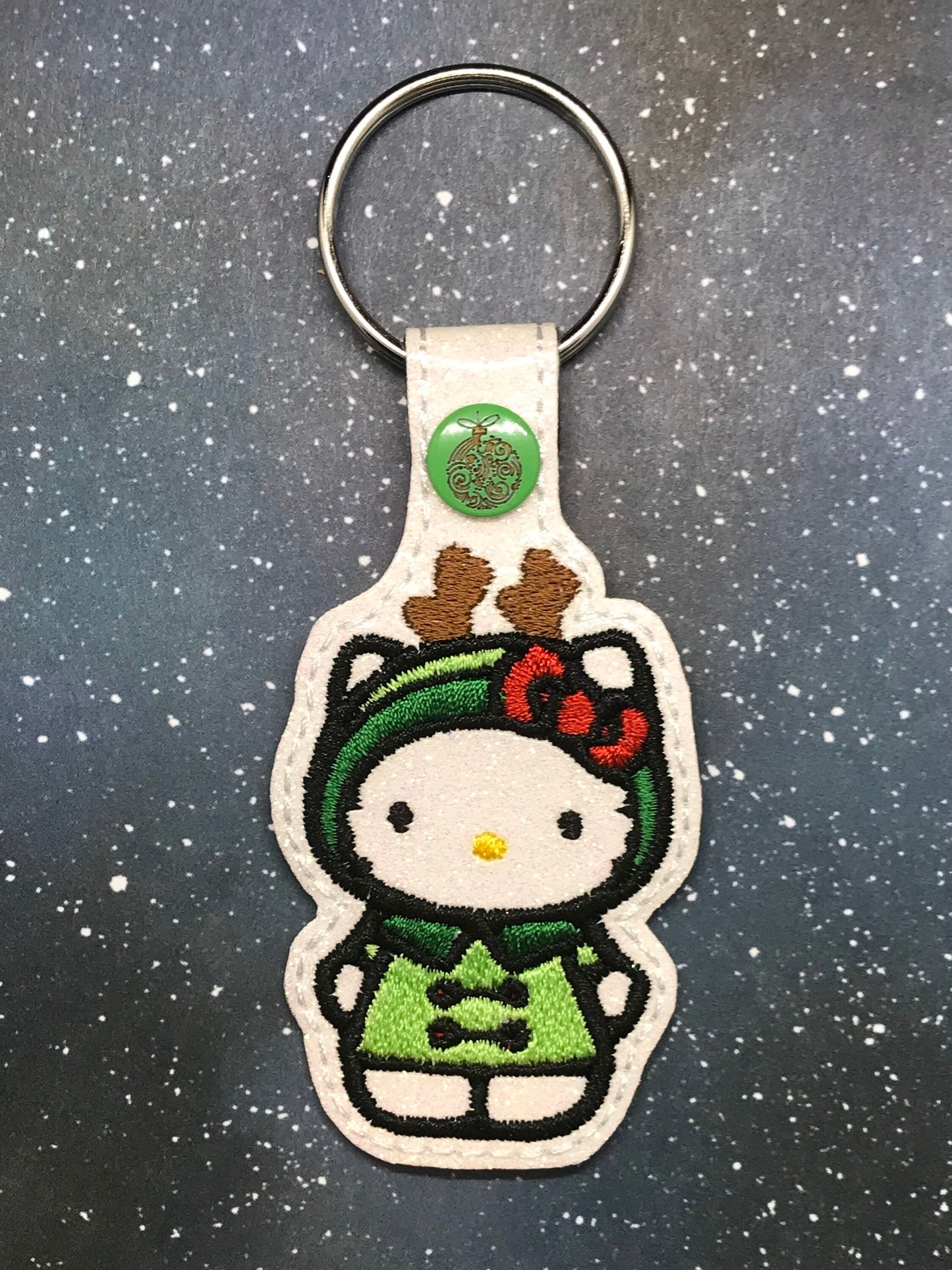 Christmas Cat Snaptab Keychains