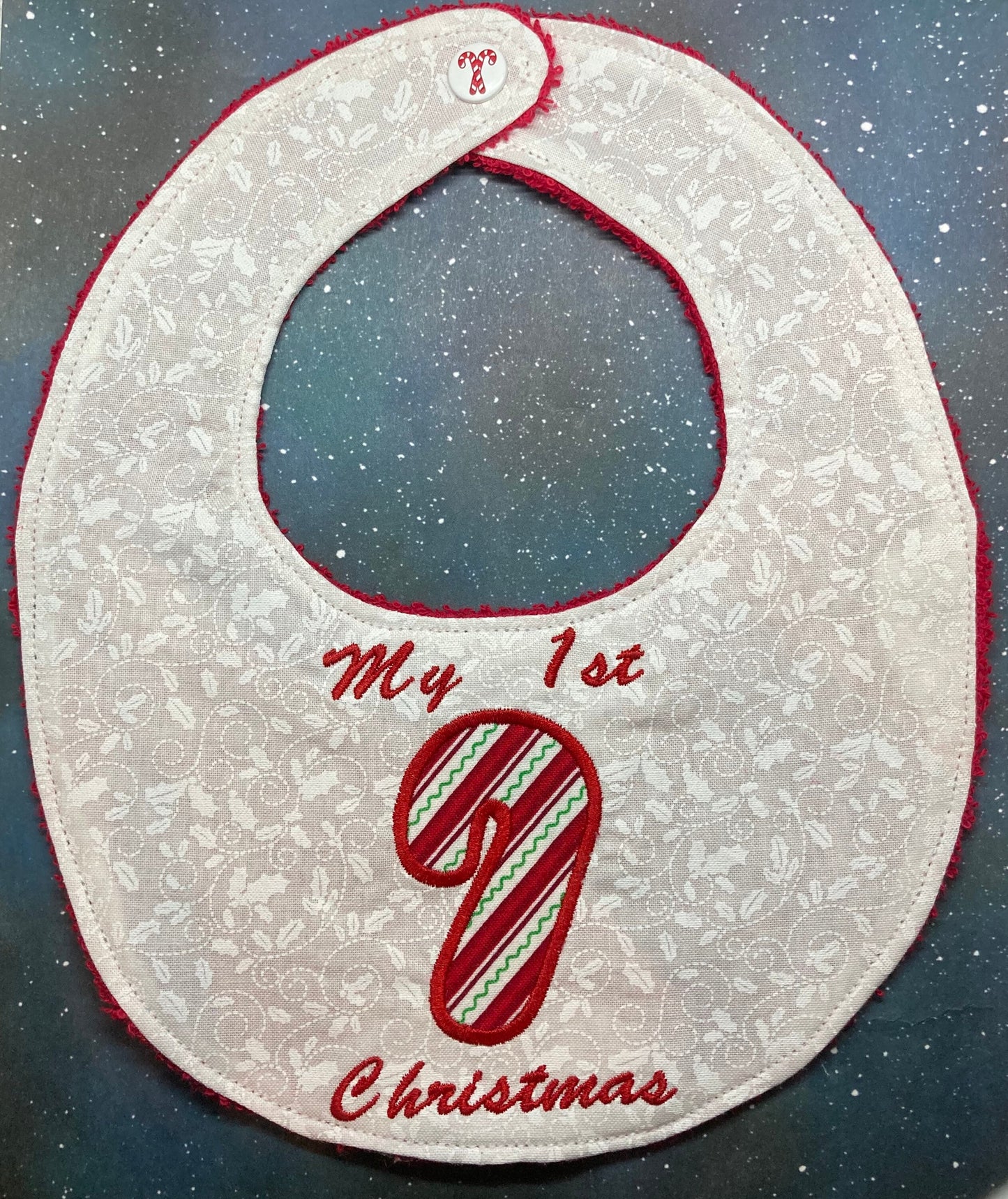 My First Christmas Bib