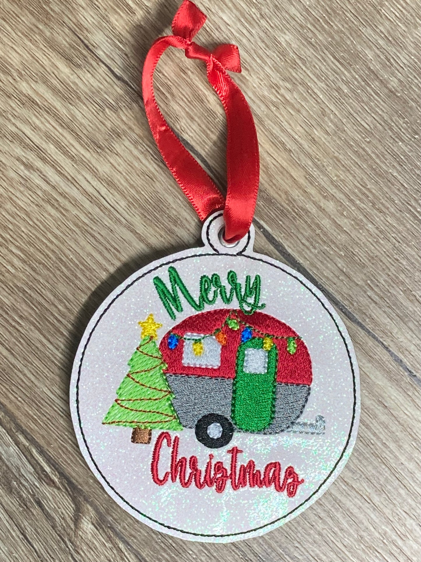 Merry Christmas Camper Ornament