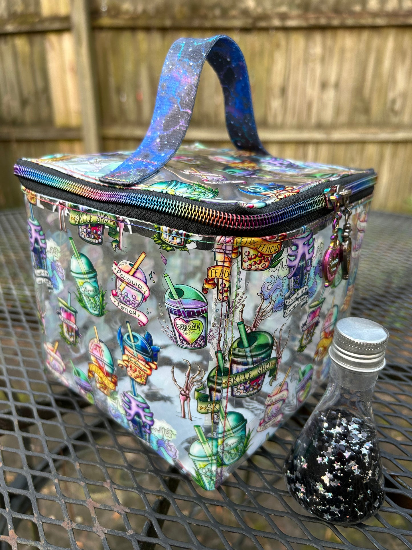 Custom Clear Cube Tote Bag/ Cooler