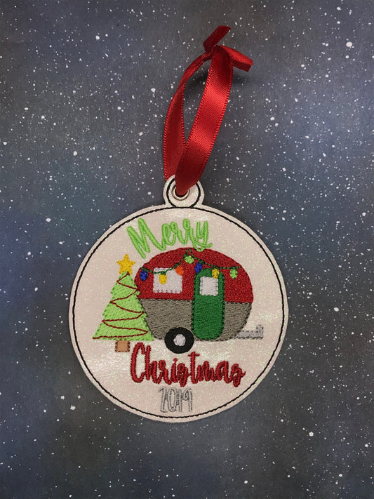 Merry Christmas Camper Ornament