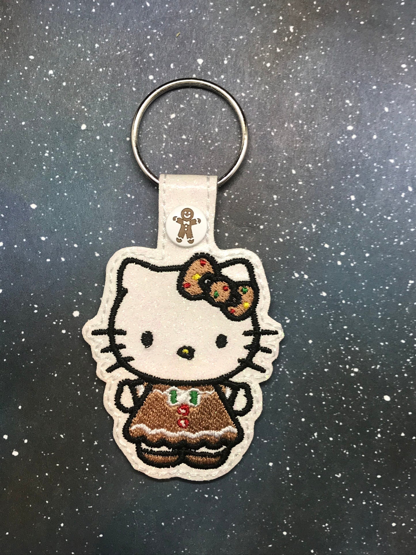 Christmas Cat Snaptab Keychains